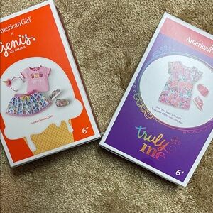 American Girl Ice Cream and Floral Outfit Sets